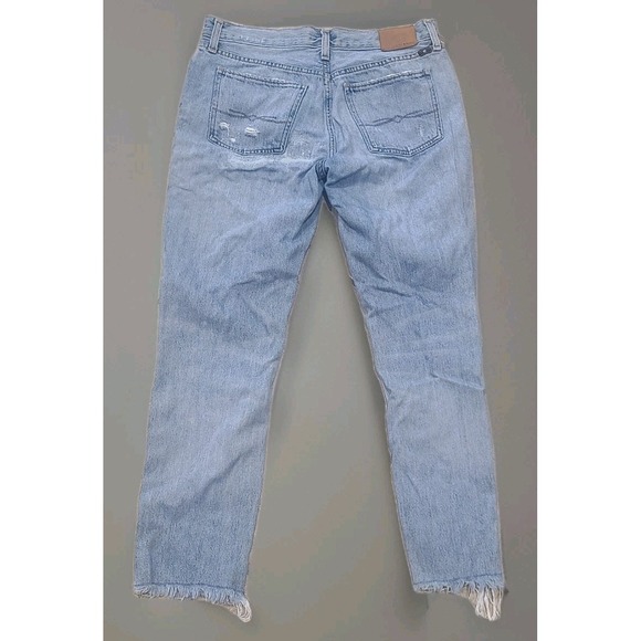 Lucky Brand Sienna Slim Boyfriend Jeans Women 2/26 Distressed Floral Print - Picture 7 of 10